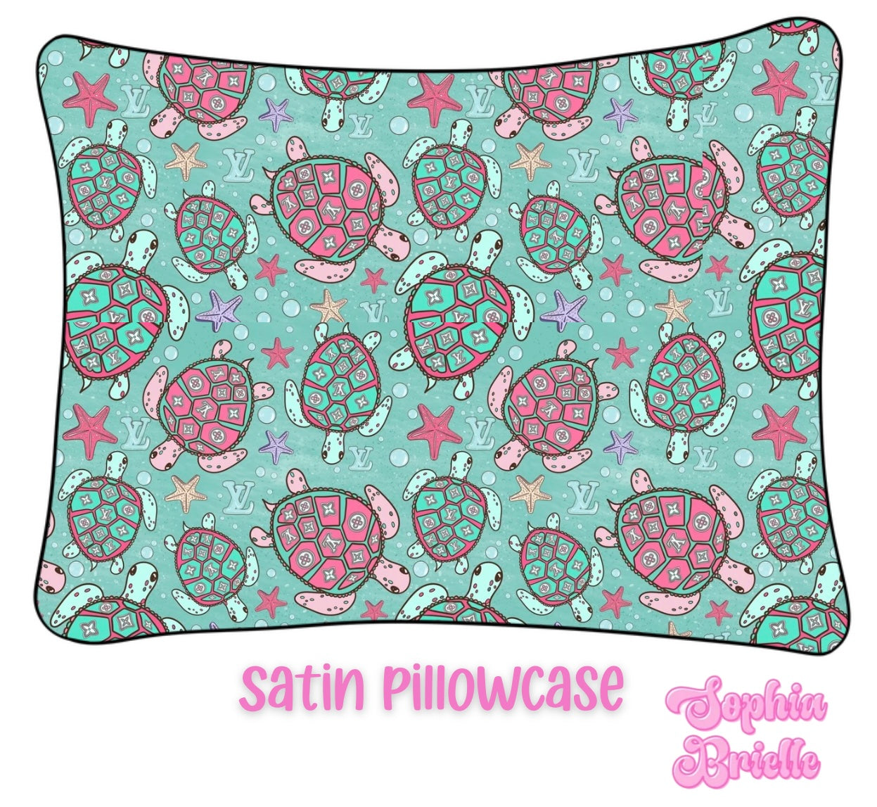 Sea Turtle Satin Pillowcase