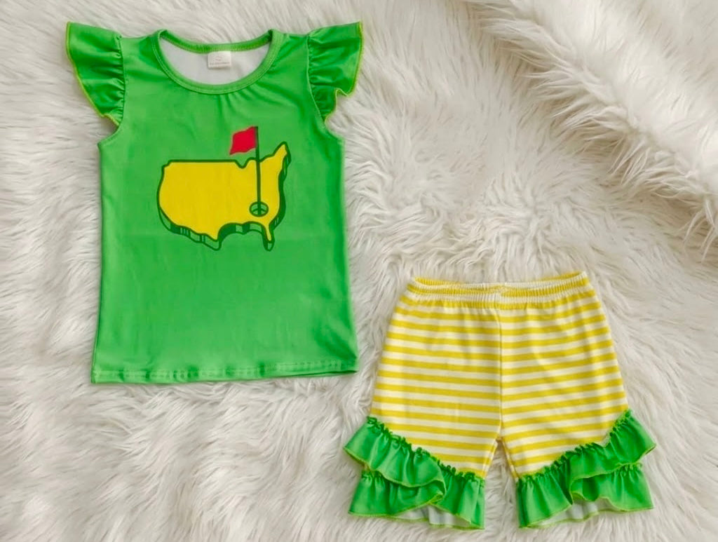 Green Golf Outfit