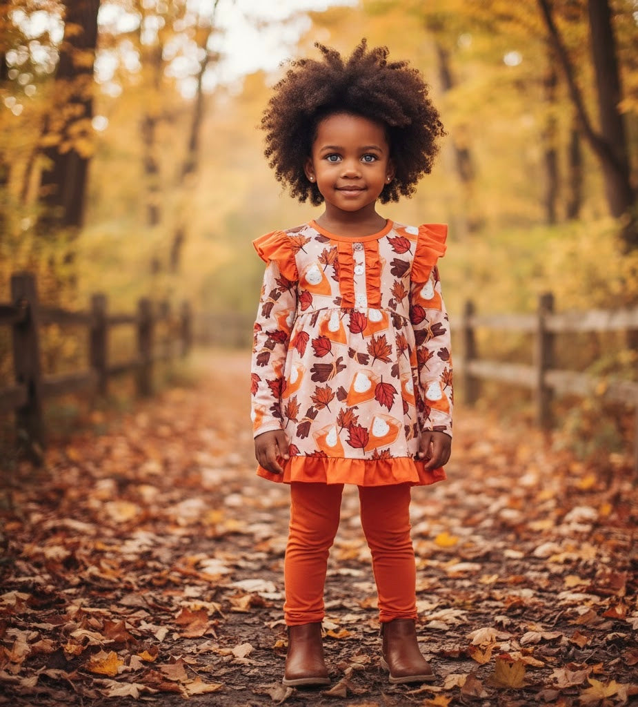 Fall Pumpkin Pie Legging Outfit
