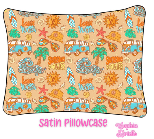 Groovy Volkswagen Satin Pillowcase